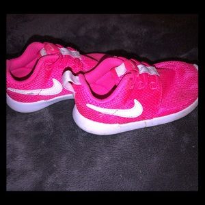 Nike pink toddler slip ons US 6C